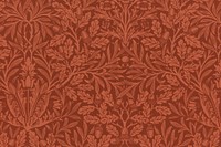 Red leaves pattern botanical background