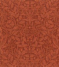 Acorns and oak leaves design (1880) wallpaper in high resolution by William Morris. Original from The Smithsonian. Digitally enhanced by rawpixel.