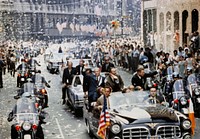New York City welcomes Apollo 11 crewmen in a showering of ticker tape down Broadway and Park Avenue in a parade termed as the largest in the city&#39;s history. Original from NASA. Digitally enhanced by rawpixel.