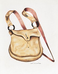 Ammunition Bag (1938) by Ethel Dougan. Original from The National Gallery of Art. Digitally enhanced by rawpixel.