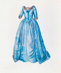 Ball Dress (ca. 1938) by Nancy Crimi. Original from The National Gallery of Art. Digitally enhanced by rawpixel.