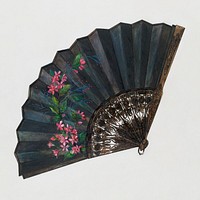 Fan (c. 1937) by Ann Gene Buckley. Original from The National Gallery of Art. Digitally enhanced by rawpixel.