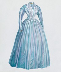 Lavender Taffeta Dress (1935–1942) by American 20th century. Original from The National Gallery of Art. Digitally enhanced by rawpixel.