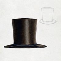 Man's Hat (ca.1937) by Creighton Kay-Scott. Original from The National Gallery of Art. Digitally enhanced by rawpixel.