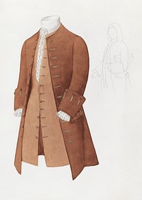 Man's Suit (ca.1937) by Creighton Kay-Scott. Original from The National Gallery of Art. Digitally enhanced by rawpixel.