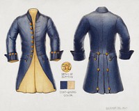 Men's Coat (c. 1936) by B. Berndt. Original from The National Gallery of Art. Digitally enhanced by rawpixel.