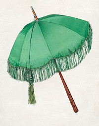 Parasol (c. 1935–1942) by Virginia Berge. Original from The National Gallery of Art. Digitally enhanced by rawpixel.