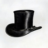 Quaker Man's Hat (c. 1938) by Henry De Wolfe. Original from The National Gallery of Art. Digitally enhanced by rawpixel.