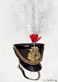 Field Officer's Hat (c. 1936) by Aaron Fastovsky. Original from The National Gallery of Art. Digitally enhanced by rawpixel.