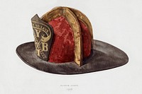 Fireman's Helmet (1938) by Eugene Bartz. Original from The National Gallery of Art. Digitally enhanced by rawpixel.