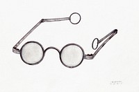 Spectacles (1941) by Dorothy Dwin. Original from The National Gallery of Art. Digitally enhanced by rawpixel.