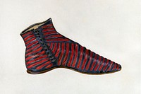 Woman's Slipper (c. 1938) by Adele Brooks. Original from The National Gallery of Art. Digitally enhanced by rawpixel.