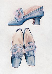 Shoes 1935&ndash;1942) by Jean Peszel. Original from The National Gallery of Art. Digitally enhanced by rawpixel.