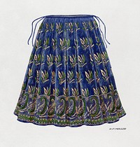 Skirt (c. 1936) by Randolph F. Miller. Original from The National Gallery of Art. Digitally enhanced by rawpixel.