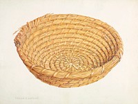 Amana Bread–raising Basket (ca. 1938) by Frank Eiseman. Original from The National Gallery of Art. Digitally enhanced by rawpixel.