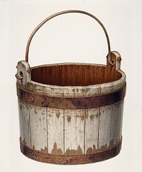 Bucket (ca. 1940) by Edward Bashaw. Original from The National Gallery of Art. Digitally enhanced by rawpixel.