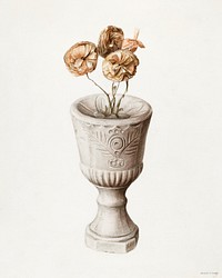 Chalice (ca. 1937) by Mina Lowry. Original from The National Gallery of Art. Digitally enhanced by rawpixel.