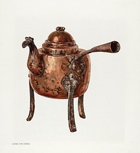 Copper Kettle (1935&ndash;1942) by Orrie Mccombs. Original from The National Gallery of Art. Digitally enhanced by rawpixel.