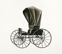 Doctor's Buggy (ca.1936) by Fred Weiss. Original from The National Gallery of Art. Digitally enhanced by rawpixel.