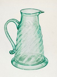 Molasses Jug (ca.1937) by Giacinto Capelli. Original from The National Gallery of Art. Digitally enhanced by rawpixel.