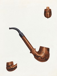 Pipe (ca. 1936) by Mabel Ritter. Original from The National Gallery of Art. Digitally enhanced by rawpixel.