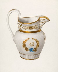 Pitcher (ca. 1940) by Roberta Spicer. Original from The National Gallery of Art. Digitally enhanced by rawpixel.
