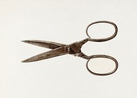 Scissors (1939) by Walter Praefke. Original from The National Gallery of Art. Digitally enhanced by rawpixel.