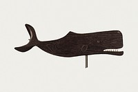 Whale psd weather vane, remixed from artworks by Albert Ryder