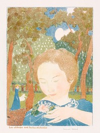 Attitudes are Easy and Chaste (1899) print in high resolution by Maurice Denis. Original from The Art Institute of Chicago. Digitally enhanced by rawpixel.