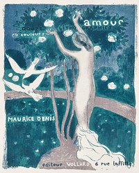 Love Cover (1899) print in high resolution by <a href="https://www.rawpixel.com/search/Maurice%20Denis?sort=curated&amp;page=1&amp;topic_group=_my_topics">Maurice Denis</a>. Original from The Cleveland Museum of Art. Digitally enhanced by rawpixel.
