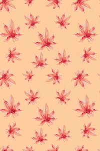 Japanese floral pattern background, remix from artworks by Megata Morikaga