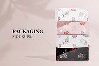 Packaging psd mockup beauty product, remix from artworks by Zhang Ruoai