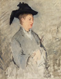 Madame édouard Manet (Suzanne Leenhoff, 1830–1906), (ca. 1873) painting in high resolution by édouard Manet. Original from The MET. Digitally enhanced by rawpixel.