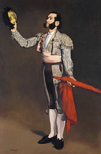 A Matador (1866&ndash;67) painting in high resolution by &Eacute;douard Manet. Original from The MET. Digitally enhanced by rawpixel.