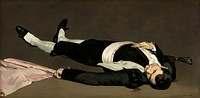 Dead toreador (1866&ndash;1867) print in high resolution by Edouard Manet. Original from The National Gallery of Denmark. Digitally enhanced by rawpixel.