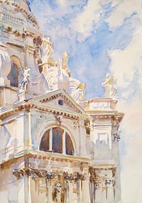 The Salute, Venice (ca. 1904–1907) by John Singer Sargent. Original from Yale University Art Gallery. Digitally enhanced by rawpixel.