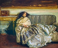 Nonchaloir (1911) by <a href="https://www.rawpixel.com/search/John%20Singer%20Sargent?sort=curated&amp;page=1&amp;topic_group=_my_topics">John Singer Sargent</a>. Original from The National Gallery of Art. Digitally enhanced by rawpixel.