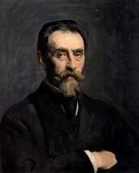 Portrait of William E. Norton (1901) by <a href="https://www.rawpixel.com/search/William%20Penhallow%20Henderson?sort=curated&amp;page=1&amp;topic_group=_my_topics">William Penhallow Henderson</a>. Original from The Smithsonian. Digitally enhanced by rawpixel.