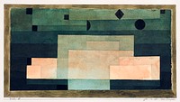 The Firmament Above the Temple (1922) by <a href="https://www.rawpixel.com/search/paul%20klee?sort=curated&amp;page=1&amp;topic_group=_my_topics">Paul Klee</a>. Original from The MET Museum. Digitally enhanced by rawpixel.