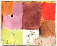 Composition with Figures (1915) by <a href="https://www.rawpixel.com/search/paul%20klee?sort=curated&amp;page=1&amp;topic_group=_my_topics">Paul Klee</a>. Original portrait painting from The Art Institute of Chicago. Digitally enhanced by rawpixel.