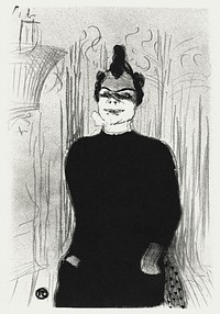 At the Gaiet&eacute; Rochechouart: Nicolle (1893) print in high resolution by <a href="https://www.rawpixel.com/search/Henri%20de%20Toulouse-Lautrec?sort=curated&amp;page=1&amp;topic_group=_my_topics">Henri de Toulouse&ndash;Lautrec</a>. Original from The Cleveland Museum of Art. Digitally enhanced by rawpixel.