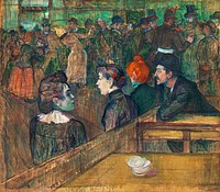 Moulin de la Galette (1889) painting in high resolution by Henri de Toulouse&ndash;Lautrec. Original from The Art Institute of Chicago. Digitally enhanced by rawpixel.