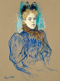 May Milton (1895) painting in high resolution by <a href="https://www.rawpixel.com/search/Henri%20de%20Toulouse-Lautrec?sort=curated&amp;page=1&amp;topic_group=_my_topics">Henri de Toulouse&ndash;Lautrec</a>. Original from The Art Institute of Chicago. Digitally enhanced by rawpixel.