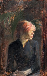 Carmen Gaudin (1885) painting in high resolution by Henri de Toulouse–Lautrec. Original from National Gallery of Art. Digitally enhanced by rawpixel.