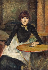 A la Bastille (Jeanne Wenz) (1888) painting by <a href="https://www.rawpixel.com/search/Henri%20de%20Toulouse-Lautrec?sort=curated&amp;page=1&amp;topic_group=_my_topics">Henri de Toulouse&ndash;Lautrec</a>. Original from National Gallery of Art. Digitally enhanced by rawpixel.