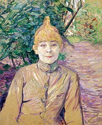 The Streetwalker (ca.1890–1891) painting in high resolution by Henri de Toulouse–Lautrec. Original from The MET Museum. Digitally enhanced by rawpixel.