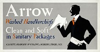 Arrow washed handkerchiefs (ca. 1920) print in high resolution by Edward Penfield. Original from Library of Congress. Digitally enhanced by rawpixel.