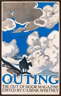 Outing (1902) print in high resolution by Edward Penfield. Original from Library of Congress. Digitally enhanced by rawpixel.