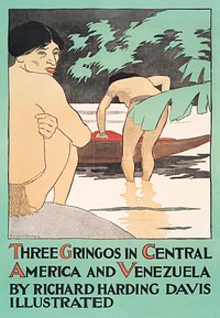 Three Gringos in Central America and Venezuela by Richard Harding Davis (1896) print in high resolution by <a href="https://www.rawpixel.com/search/Edward%20Penfield?sort=curated&amp;page=1&amp;topic_group=_my_topics">Edward Penfield</a>. Original from The New York Public Library. Digitally enhanced by rawpixel.