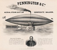 Composite Ballon by Peter Duval. Original from Library of Congress. Digitally enhanced by rawpixel.